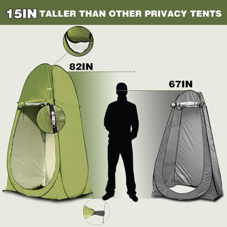 Sunvega 7FT Instant Pop Up Privacy Shower Tent with Water-Repellent UPF 40+ Material