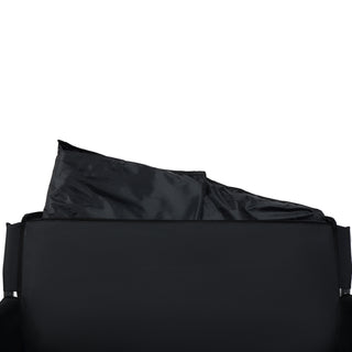 Sunvega 3-in-1 Heavy-Duty Folding Wagon Cart with Bench Seat and Storage