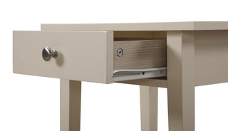 Sunvega Bright Pink Contemporary Nightstand with Durable Construction for Modern Decor