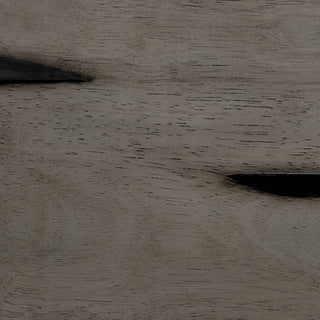 Sunvega Solid Rubberwood Counter Height Dining Table with Distressed Gray Finish