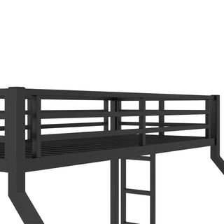 Sunvega Twin XL over Queen Metal Bunk Bed for Teens and Adults with Noise Reduction