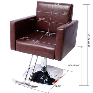 Sunvega Heavy Duty Hydraulic 360 Swivel Salon Chair with Barber Cape for Barbershop