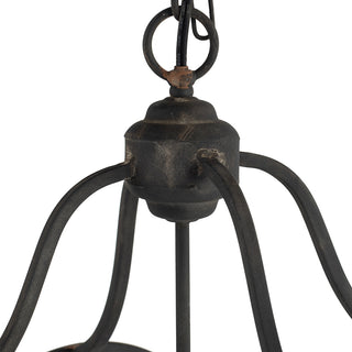 Sunvega Malin Entry 4-Light Chandelier with Satin Black Finish for Kitchen Dining Room