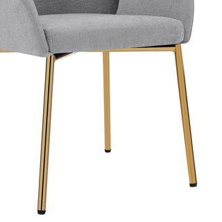 Sunvega Modern Upholstered Dining Chair Set of 2 with Comfortable Seat