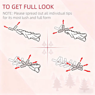Sunvega Pencil Artificial Xmas Tree with Faux Snow Flocked Full Branch Tips Flame-retardant