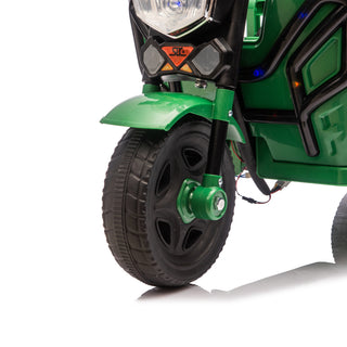 Sunvega 3-Wheel Electric Cargo Truck with LED Lights Music and Anti-Slip Wheels