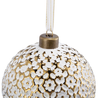 Sunvega Glass Glitter Painted Christmas Ball Ornaments Set of 12 for Holiday Decor