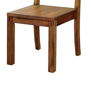 Sunvega Industrial U-Shape Metal Legs Walnut Black Finish Two Tone Design Bench