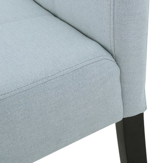 Sunvega Upholstered Accent Dining Chairs with T-Stitch Design Set of 2