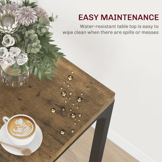 Sunvega 3-Piece Dining Table Set for Two with Space Saving Stools