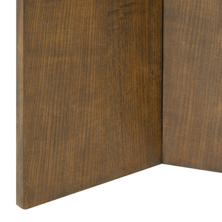 Sunvega Antique Cream Nightstand with Spindle Legs and Spacious Drawer Storage