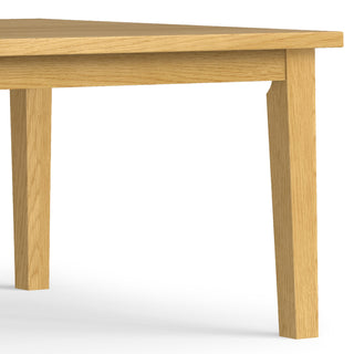 Sunvega 54 Inch Square Dining Table for 8 with Solid Wood Oak Veneer Top