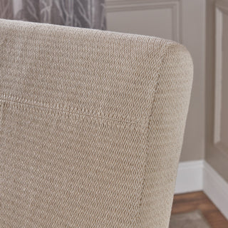 Sunvega Upholstered Dining Chair Set of 2 with T-Stitch Design and Wood Legs