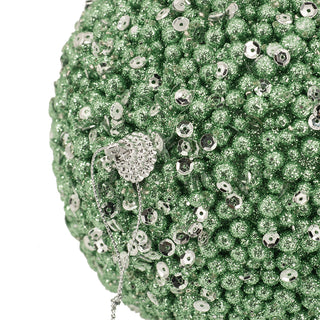 Sunvega Weathered Finish Iron Snowflake Hanging Ball Ornaments for Holiday Decor