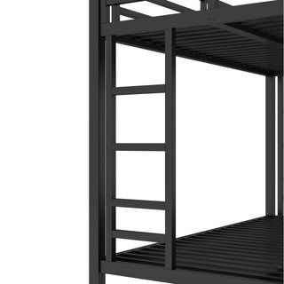 Sunvega Twin over Full Bunk Bed with Noise Reduction and Underbed Storage for Teens and Adults