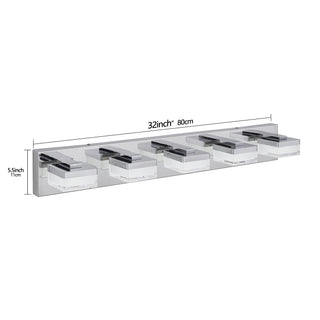 Sunvega Exclusive Original Design 4 Lights Bathroom Vanity Fixture in Matt Black