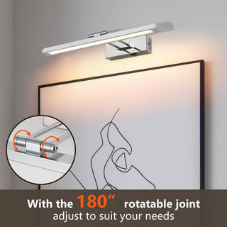 Sunvega Rechargeable Dimmable LED Picture Light with Remote and Timer for Wall Art