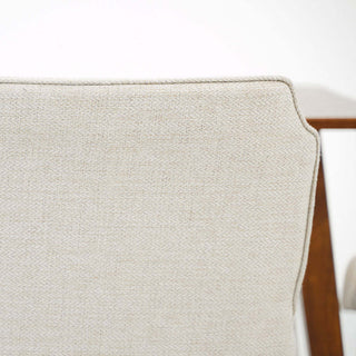 Sunvega Ellis Dining Chair Set of 2 with Linen Upholstery and Full Back Support