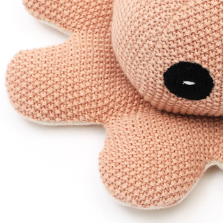 Sunvega Soft Peach Powder Teething Toy for Babies with 100% Cotton Filling