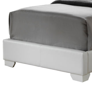 Sunvega Sleek Black Full Bed Frame with Chic Finish for Casual Elegance