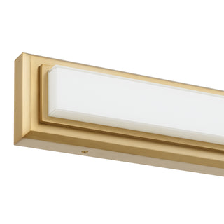 Sunvega 18-Inch Antique Brass LED Bathroom Vanity Light Bar with Selectable Color Temperature