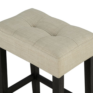Sunvega Black Dining Table with Side Storage Shelves and Boucle Fabric Stools