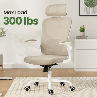 Sunvega Ergonomic Office Chair with Adjustable Headrest and Lumbar Support for Home Office