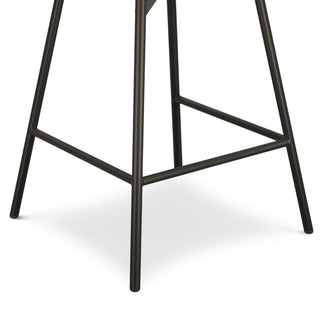 Sunvega Light Grey Fabric Upholstered Swivel Counter Height Stool Set of 2