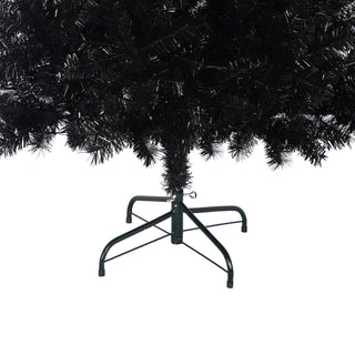 Sunvega 6FT Pre-Lit Artificial Christmas Tree with LED Lights and Curved Top