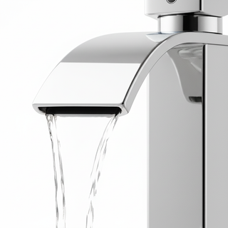 Sunvega Single Hole Bathroom Faucet with Ceramic Cartridge in Brushed Nickel