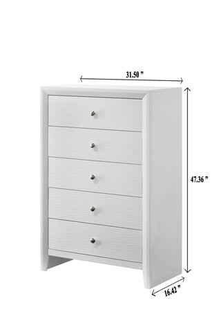 Sunvega Contemporary Modern Look Nightstand End Table with Two Storage Drawers