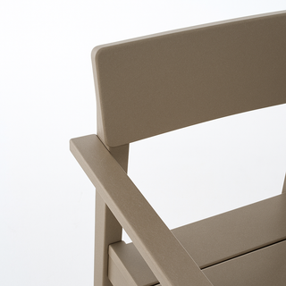 Sunvega Modernist HDPE Outdoor Garden Armchairs with Backrest in Your Choice of Color