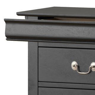 Sunvega Black Lingerie Chest with Multiple Drawers for Organized Storage