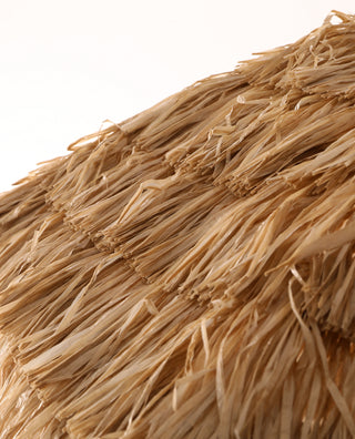 Sunvega 8ft Thatched Tiki Umbrella with Tilt Mechanism for Patio Poolside and Beach