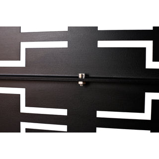 Sunvega Freestanding Metal Privacy Screen 76H x 48W for Outdoor & Indoor Use