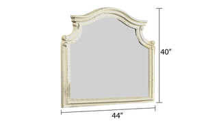 Sunvega Antique Beige Traditional Style Mirror with Unique Shape for Elegant Spaces