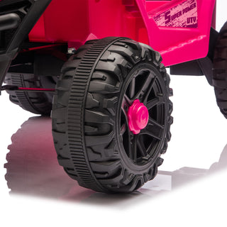 Sunvega 2WD Kids Ride On UTV with 2.4G Remote Control Anti-Collision Bar