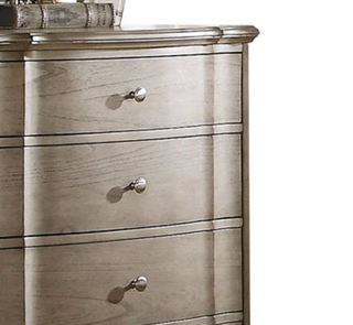 Sunvega Fully Assembled Antique Taupe Finish 8-Drawer Dresser with Felt-Lined Top