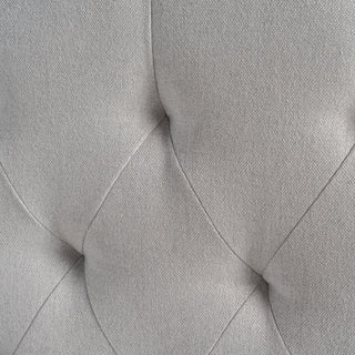 Sunvega Queen Size Upholstered Headboard with Tufted Diamond Stitch and Nailhead Trim
