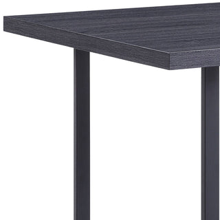 Sunvega Sleek Modern Rectangle Dining Table with Sturdy Sled Base and Wooden Top