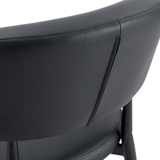 Sunvega Ergonomic Dining Chair with Curved Backrest for Comfortable Minimalist Design