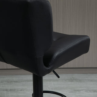 Sunvega Adjustable Swivel Bar Stools Set of 2 with Thick Padded Cushion