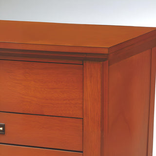 Sunvega Charming Oak Nightstand with Drawer for Essentials and Ample Tabletop Space