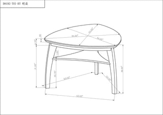 Sunvega Jasmine Grey Upholstered Bar Bench with Contemporary Tapered Legs