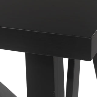 Sunvega Farmhouse Style Dining Table with Rubberwood Frame and Wood-Like Top