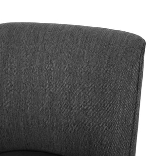 Sunvega Two Piece Solid Wood Dining Chair Set with Textured Fabric Seating