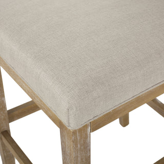 Sunvega Modern Upholstered Bar Stools with Padded Seats for Kitchen Dining