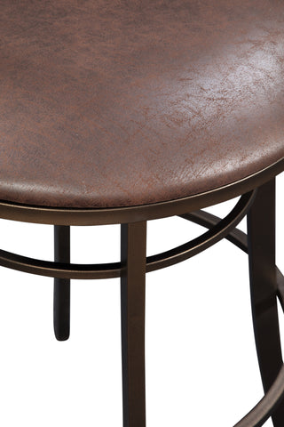Sunvega 30 Inch Swivel Barstool with Armrest and Footrest for 42 Inch Counters