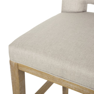Sunvega Modern Upholstered Bar Stools with Padded Seats for Kitchen Dining