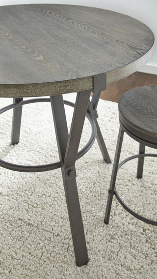Sunvega Compact Kitchen Dining Counter Stool Set of 2 with Swivel Seat
